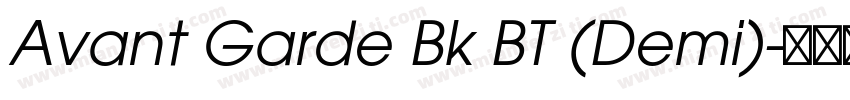 Avant Garde Bk BT (Demi)字体转换